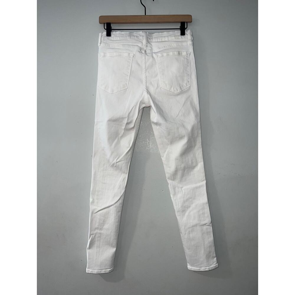 FRAME Le Skinny de Jeanne Skinny Leg Jeans in Blanc $184 Style COL403 Size 30 - Picture 7 of 10